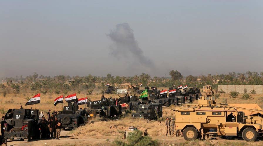 Iraqi forces push into Fallujah