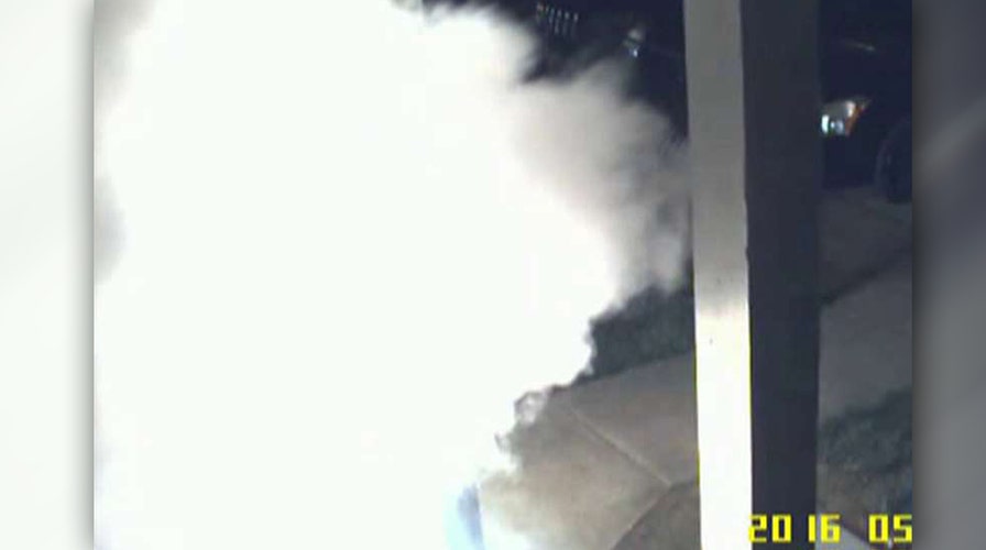 Illegal fireworks used to spark explosion in front of home