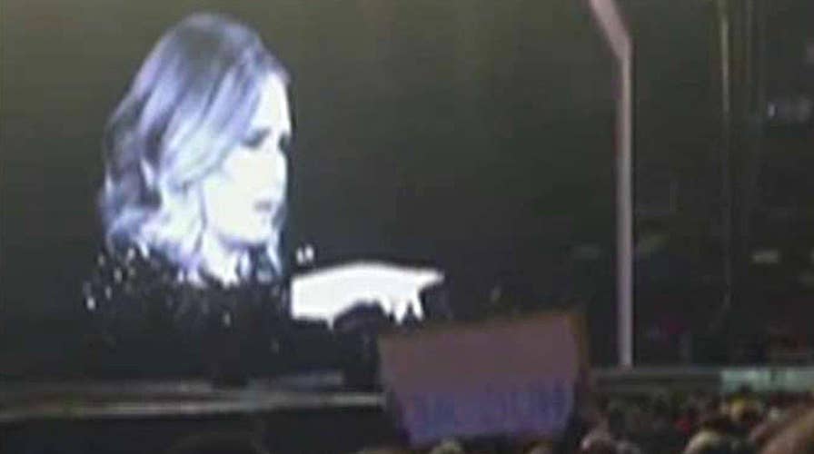 Adele calls out fan for filming concert