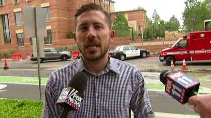 Witness describes the situation on UCLA campus