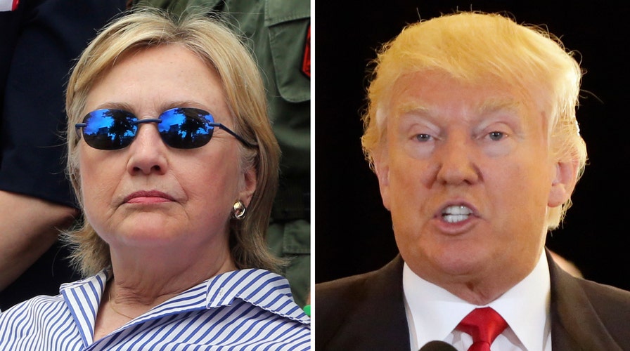 Clinton takes aim at Trump in speech