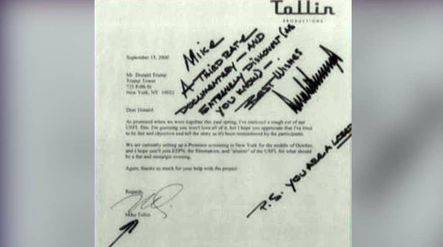 NYT examines Trump's handwritten letters of 'love and rage'