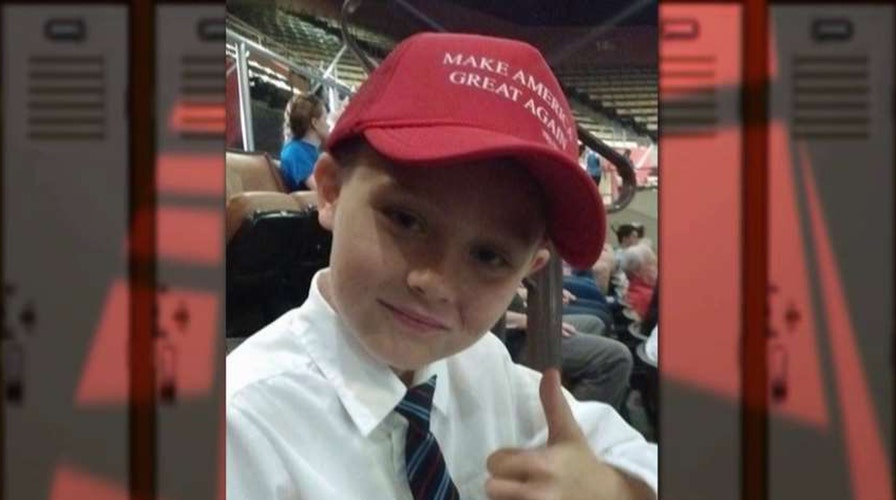 School bans boy from wearing Trump cap