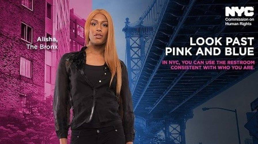 'Look past pink and blue': NYC spends $256G on bathroom ads