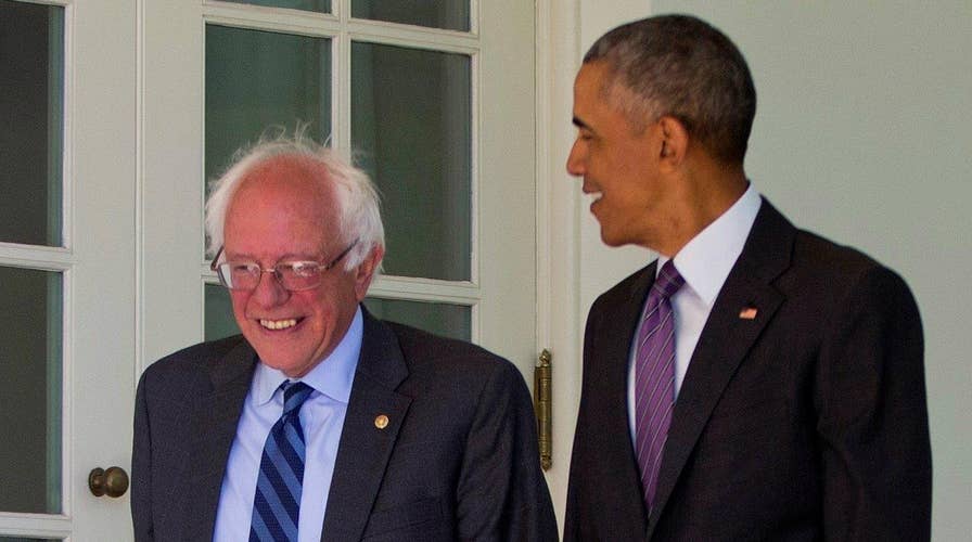 Bernie Sanders sits down with President Obama