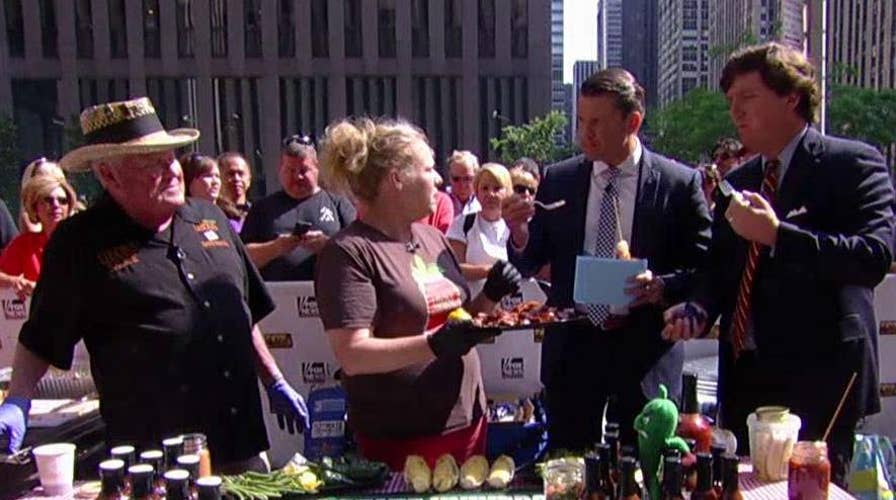 New York City holds Big Apple BBQ block party