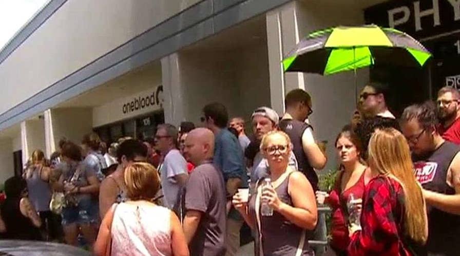 Blood banks overwhelmed with donations after Fla. shooting