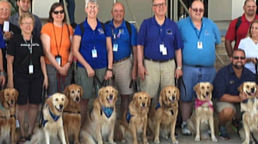 Comfort dogs report to Orlando