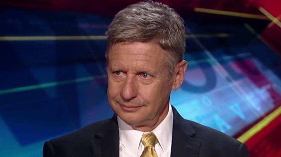 Gary Johnson is open to the debate over gun control