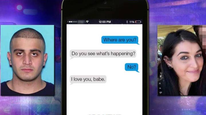 Orlando shooter, wife exchanged texts during massacre