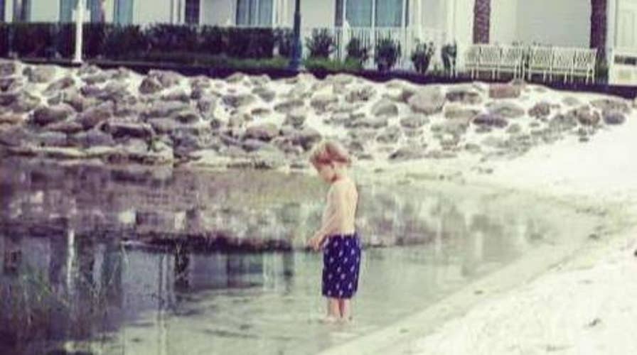 Mom posts photos of son standing where gator grabbed boy