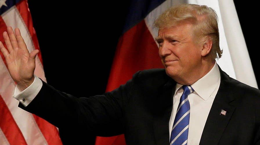 Trump addresses LGBT community at rally in Texas