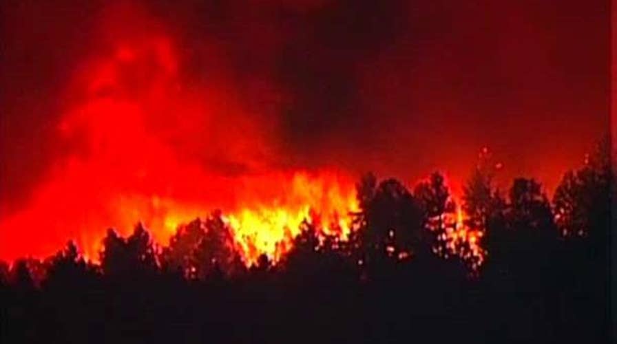 Hot, dry weather fuels 'fire tornado' near Santa Barbara 