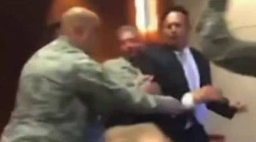 Air Force veteran forcibly removed from retirement ceremony 