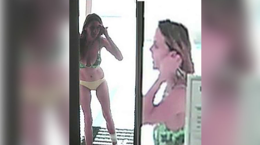 Authorities searching for 'bikini bandit'