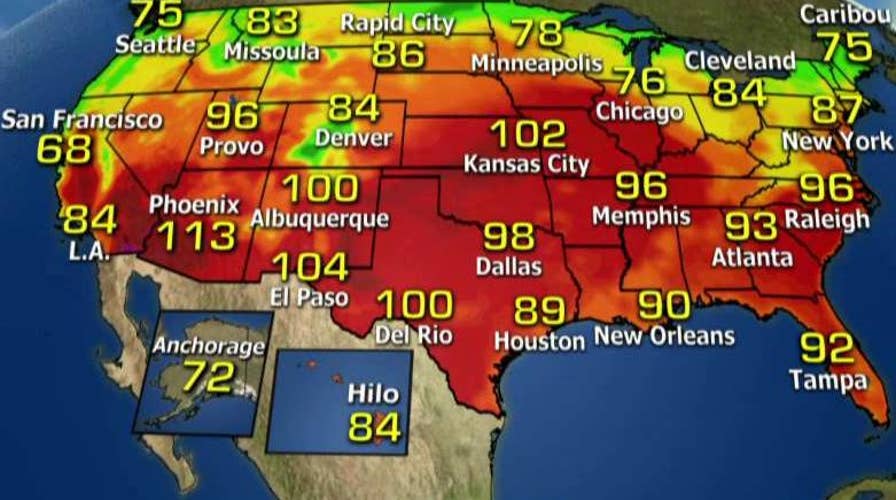 National forecast for Wednesday, June 22