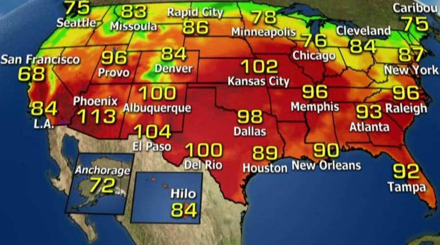 National forecast for Wednesday, June 22