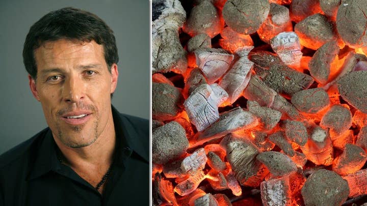 Tony Robbins' hot coals exercise leaves 30 people with burns
