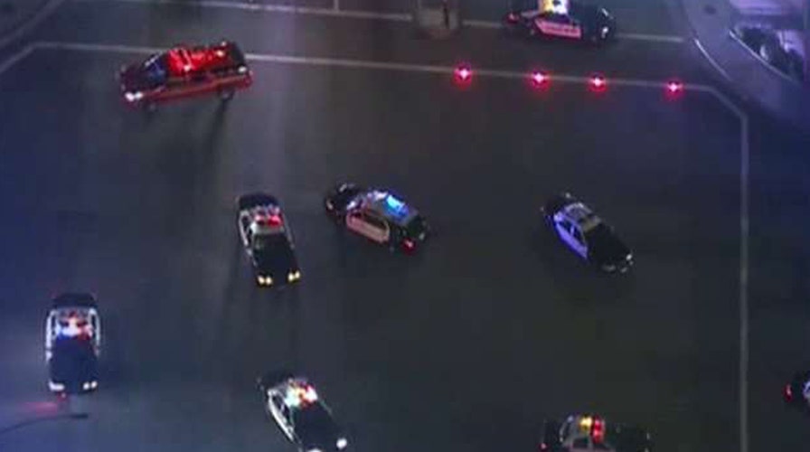 Los Angeles sheriff's deputies shot at DUI checkpoint