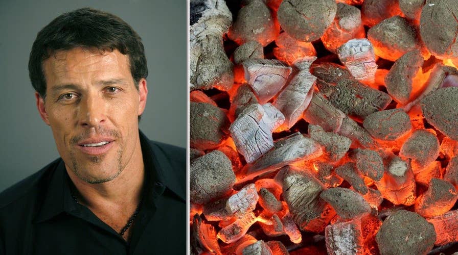 Tony Robbins' hot coals exercise leaves 30 people with burns