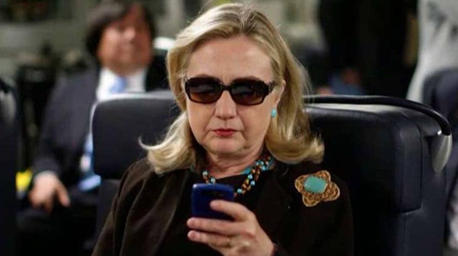 Clinton dogged by server questions amid post-Brexit talk