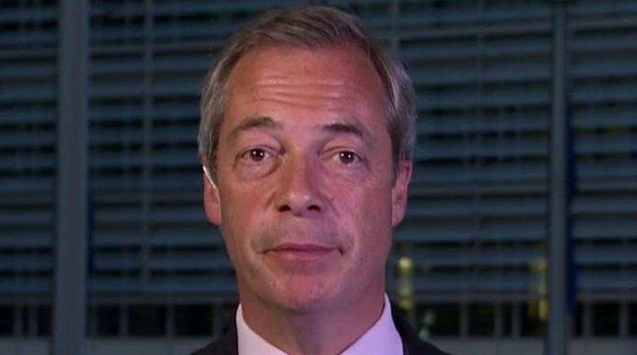 Nigel Farage: 'Rubbish' to blame Brexit for stock losses