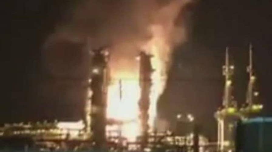 Massive explosion sets fire to BP gas plant in Mississippi