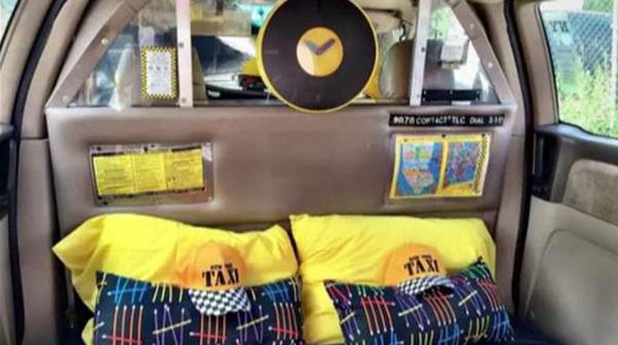 AirBnB offering NYC taxi as hotel room