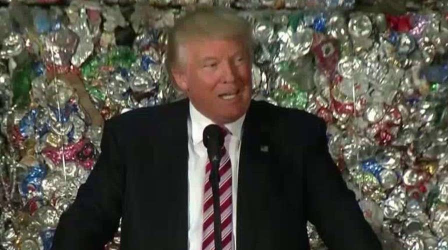 Trump urges workers to rise up against trade policies