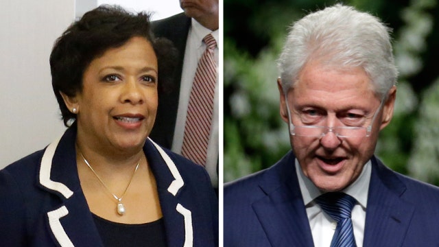 Ag Loretta Lynch Holds Private Meeting With Bill Clinton On Air Videos Fox News 2679