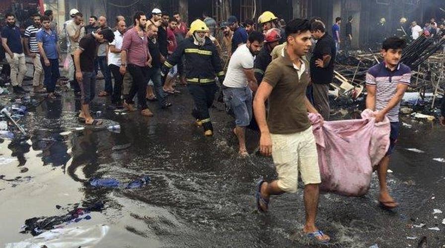 Twin bombings in Baghdad leave more than 100 dead