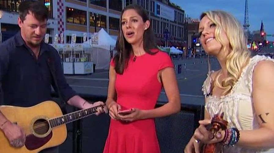 Abby Huntsman performs song written with American Young