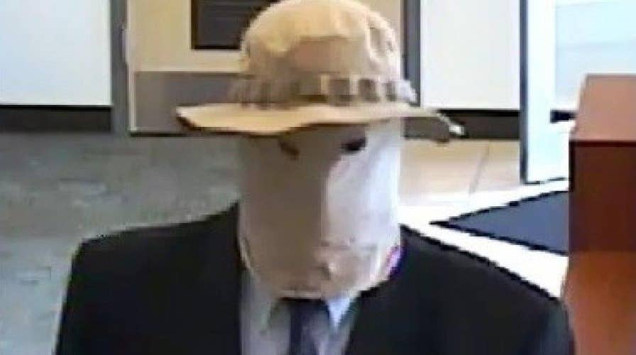 Cops hunt 'Straw Hat Bandit' linked to 10 bank robberies