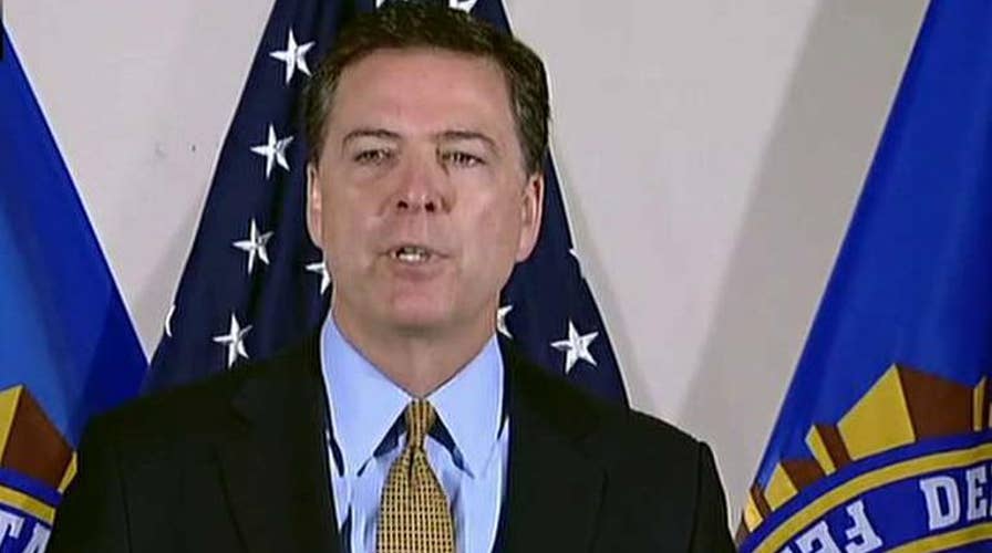 The legality of the FBI's recommendation in Clinton probe