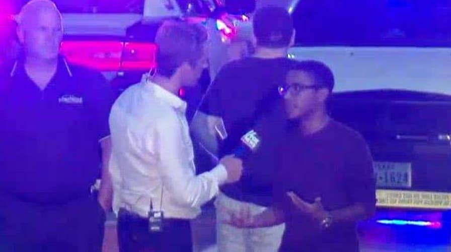 Eyewitness describes hectic scene at protest