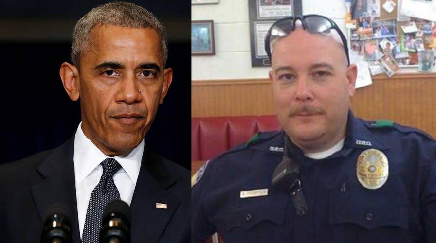 Obama politicizes Dallas police murders