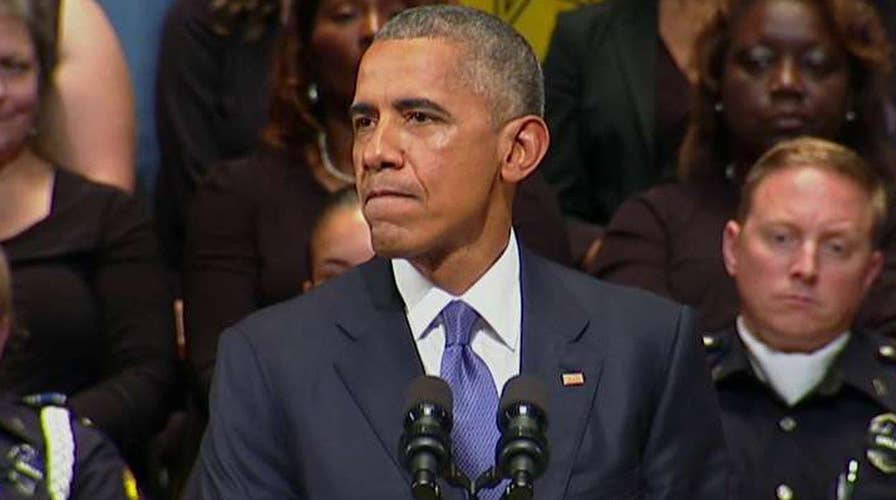 Obama at Dallas service: We are not as divided as we seem