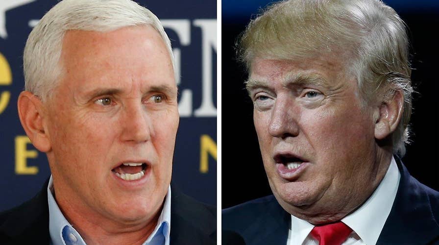 Pence remains Trump's leading option for running mate