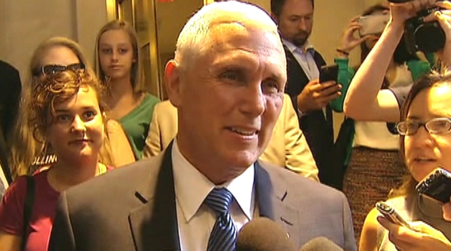 Pence: Excited, humbled, grateful to join GOP ticket