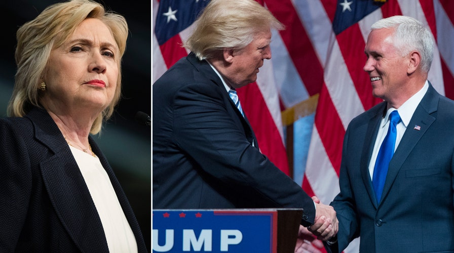 Clinton campaign, Democrats attacking Trump and Pence