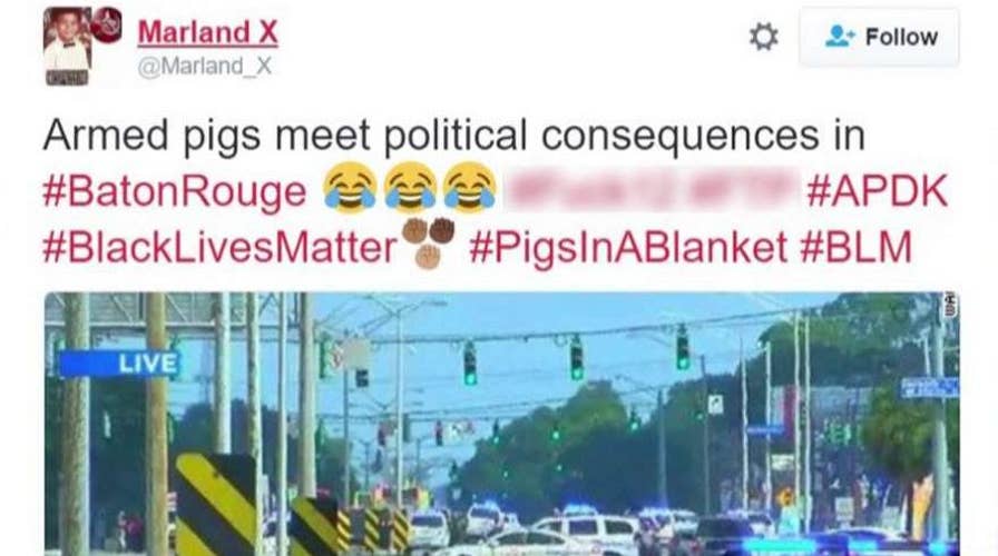 Some social media users celebrate Baton Rouge police deaths