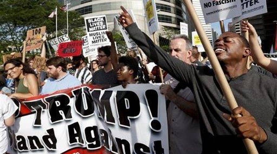 RNC protests attract hodge-podge of groups