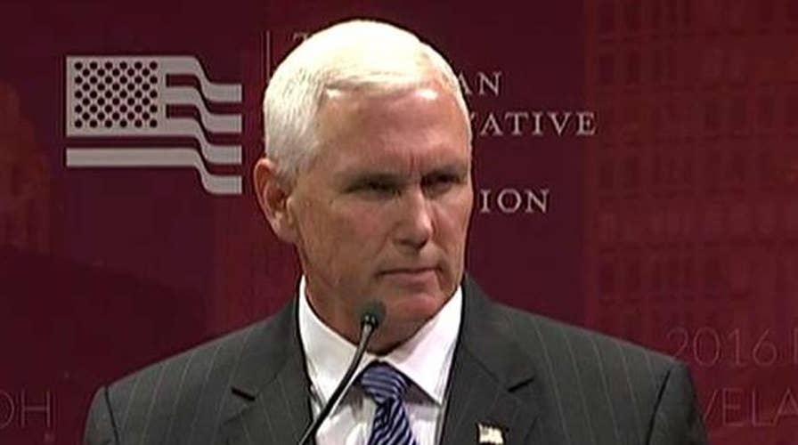 Pence: Time has come for GOP to come together