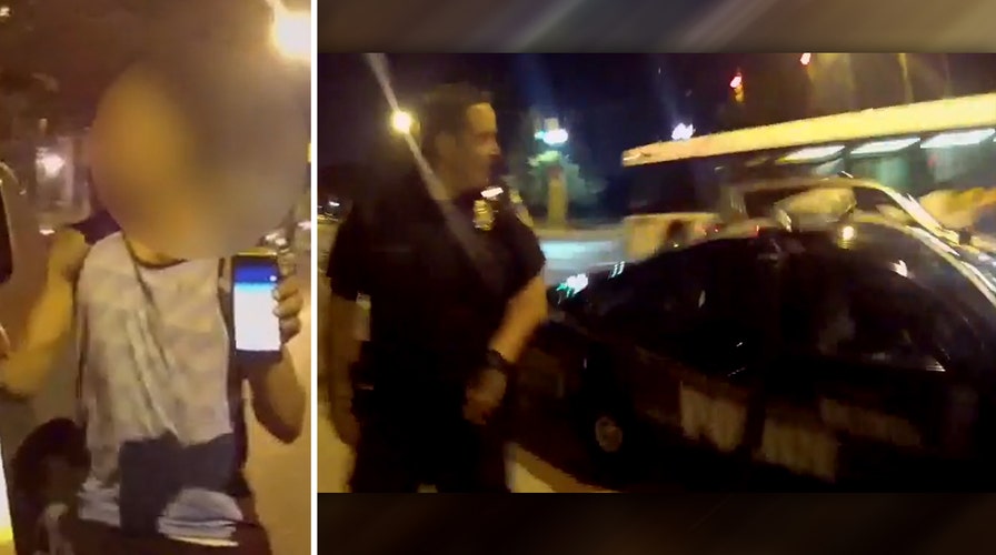 Distracted driver playing Pokemon GO crashes into cop car