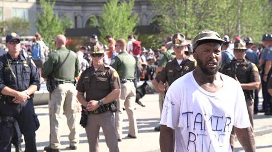 Despite many protests, law enforcement has kept RNC safe