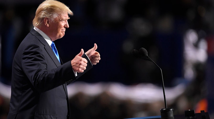 Trump emphasizing national, international security in speech