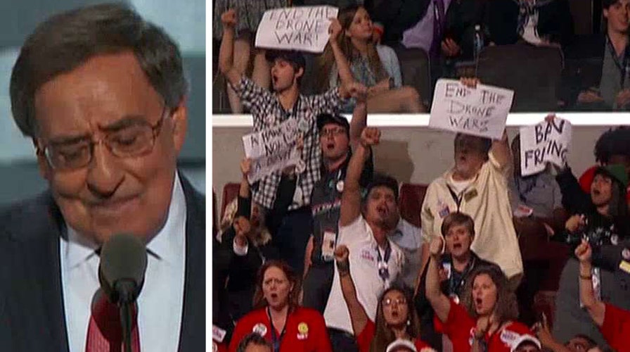 Dems shut down Panetta, chant 'No More War'