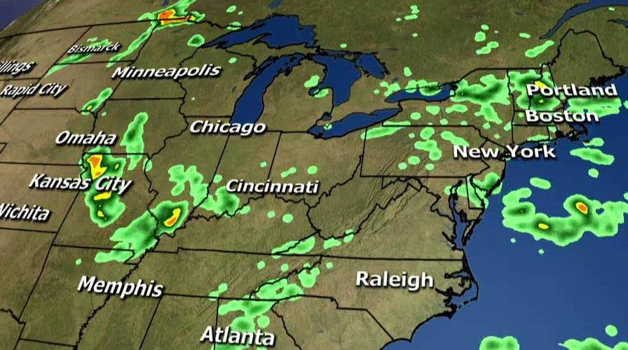 National forecast for Monday, August 1