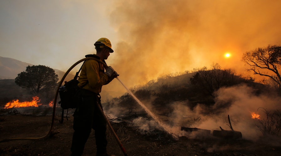 Wind and dry weather fueling Western wildfires