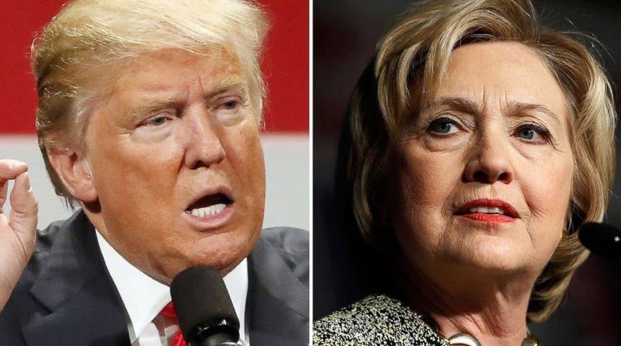 Voter reaction to Donald Trump and Hillary Clinton